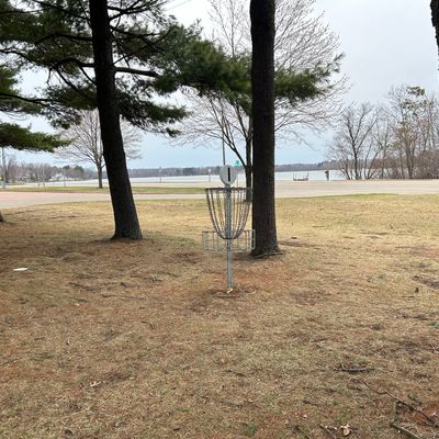 Hole 1 basket