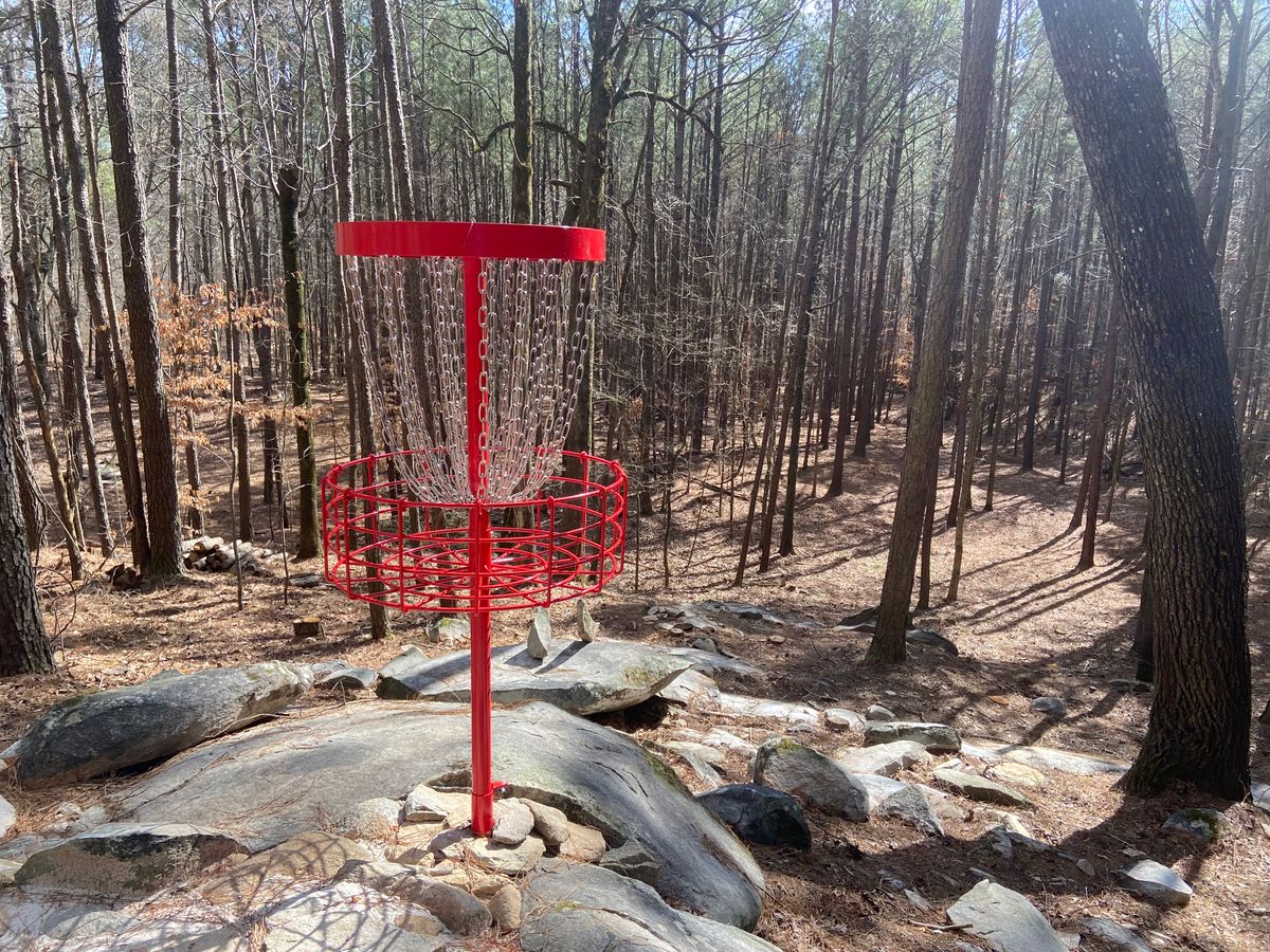 Hole 7 on perched on stone mountain