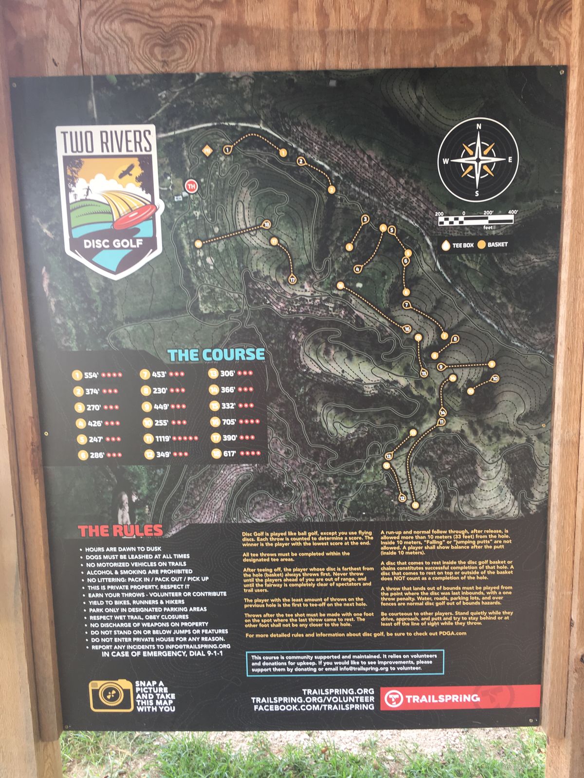 Course layout.