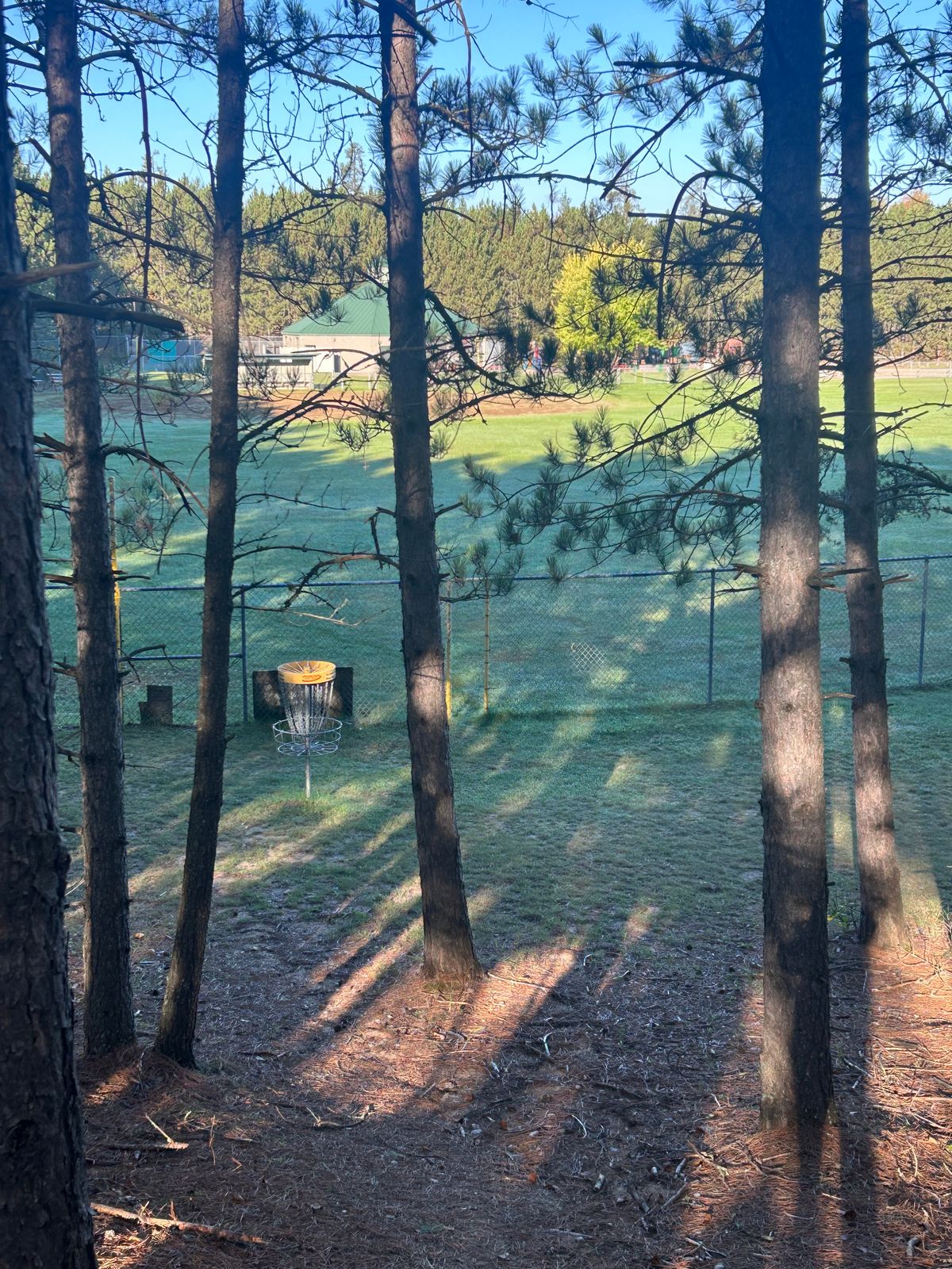 Hole 1 basket