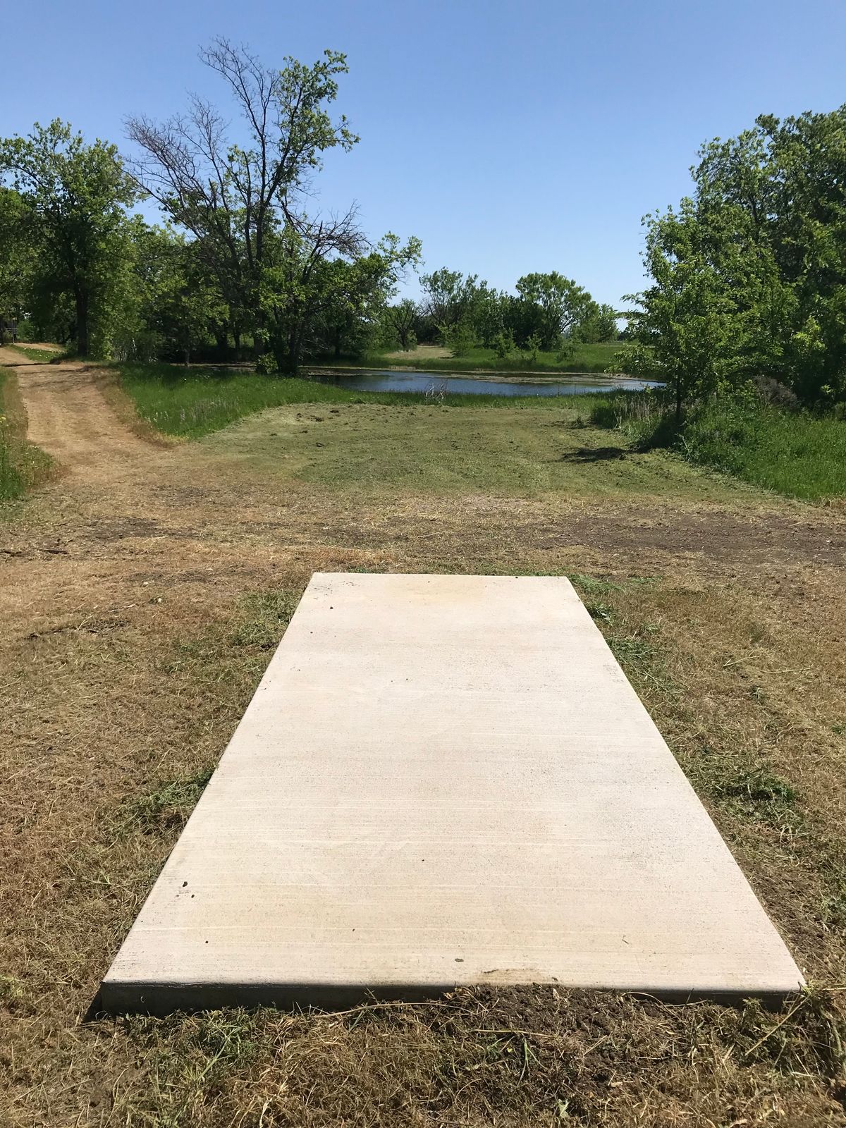 Hole 9 from tee