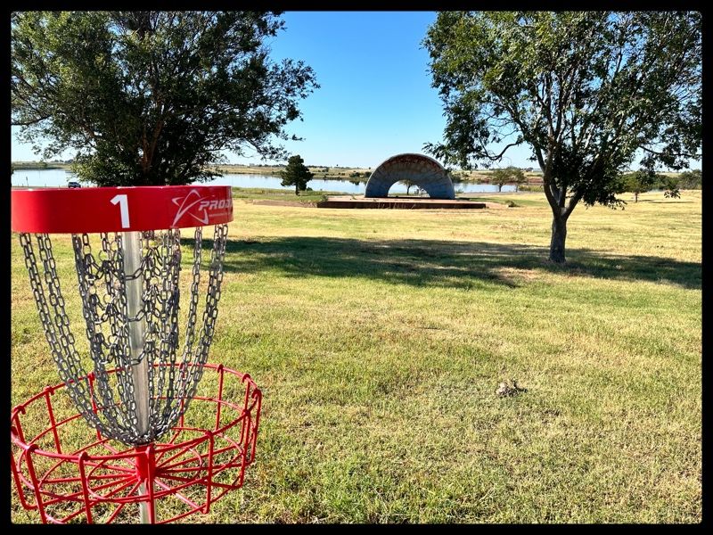 1 basket looking back at tee
