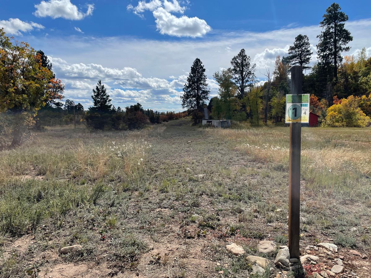 Hole 1 tee Silver Pick Disc Golf Course