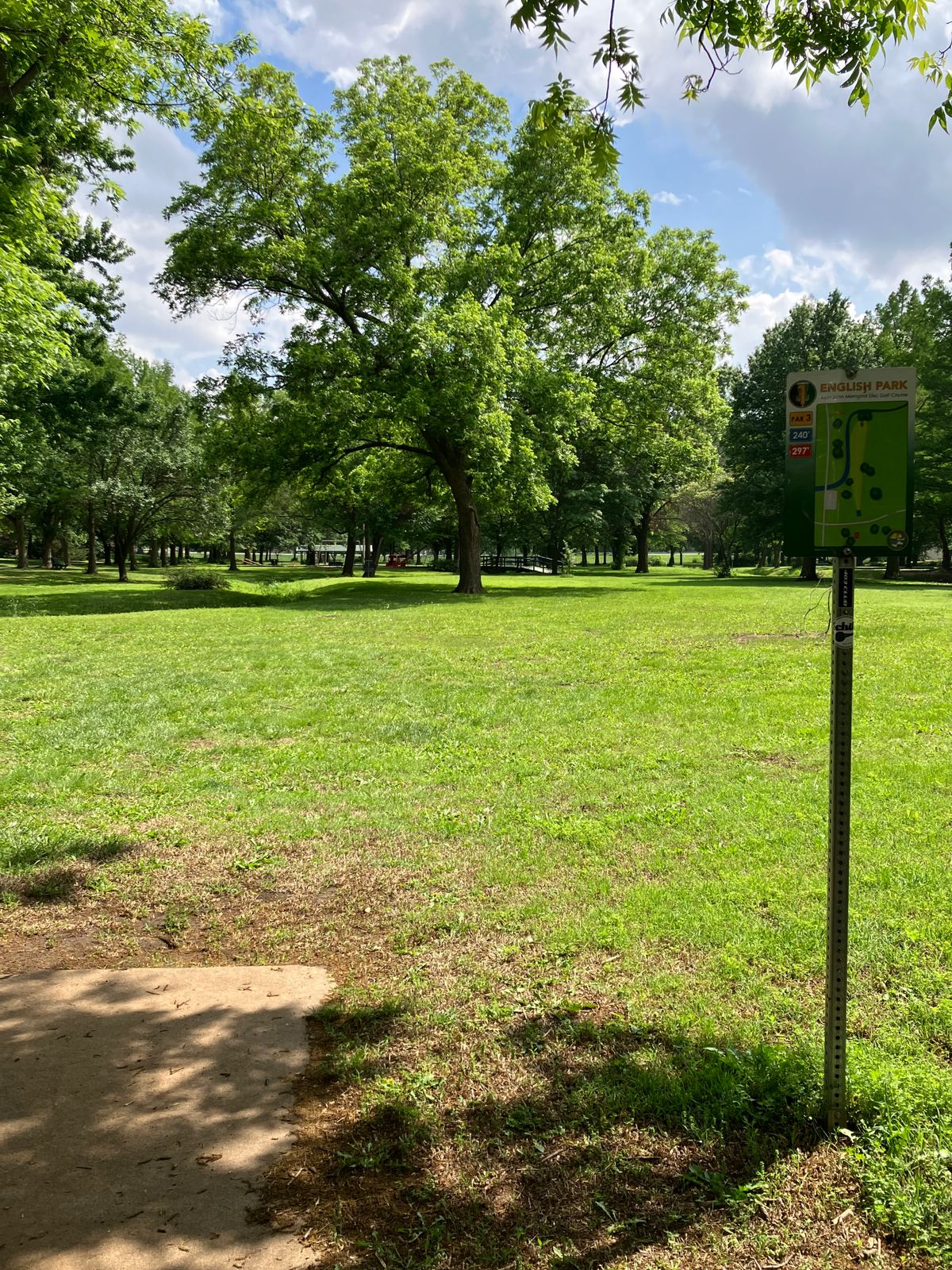 Hole 1 tee.