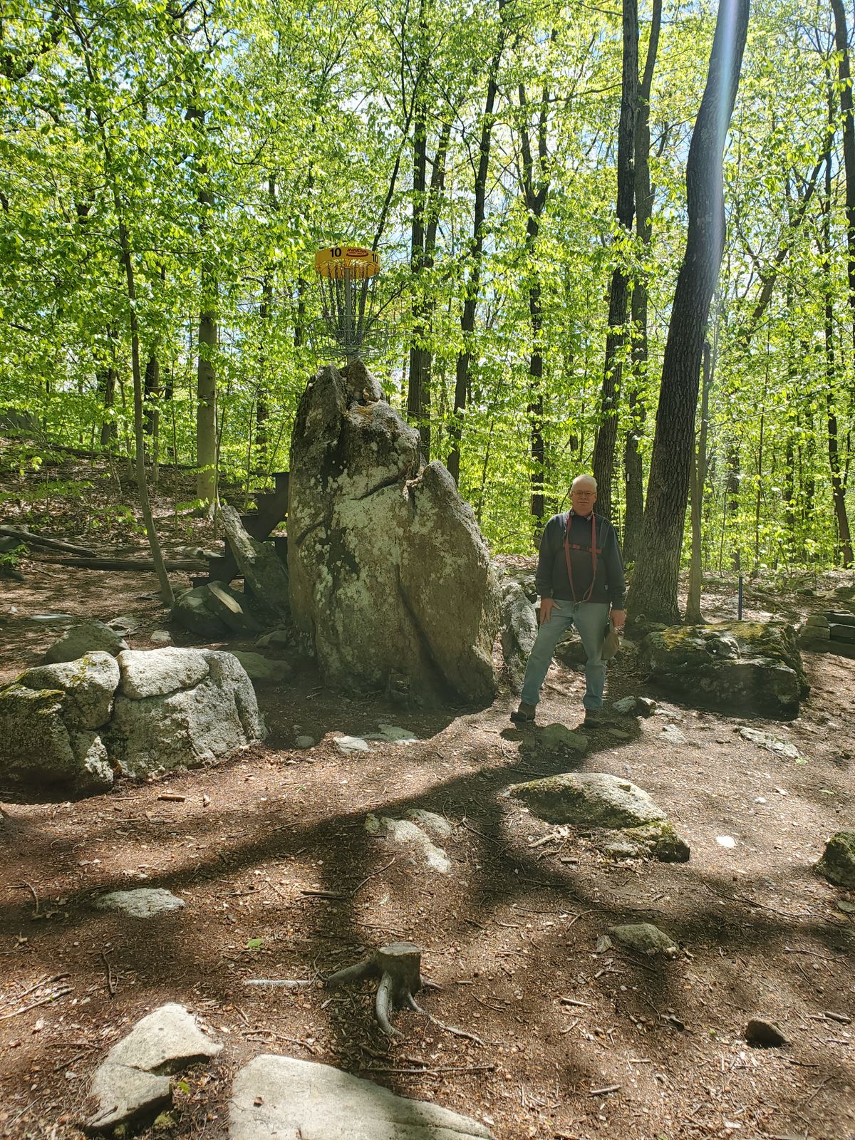 The Rock at hole 10.