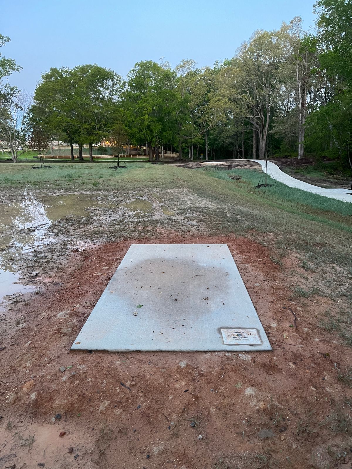 Hole 8 tee