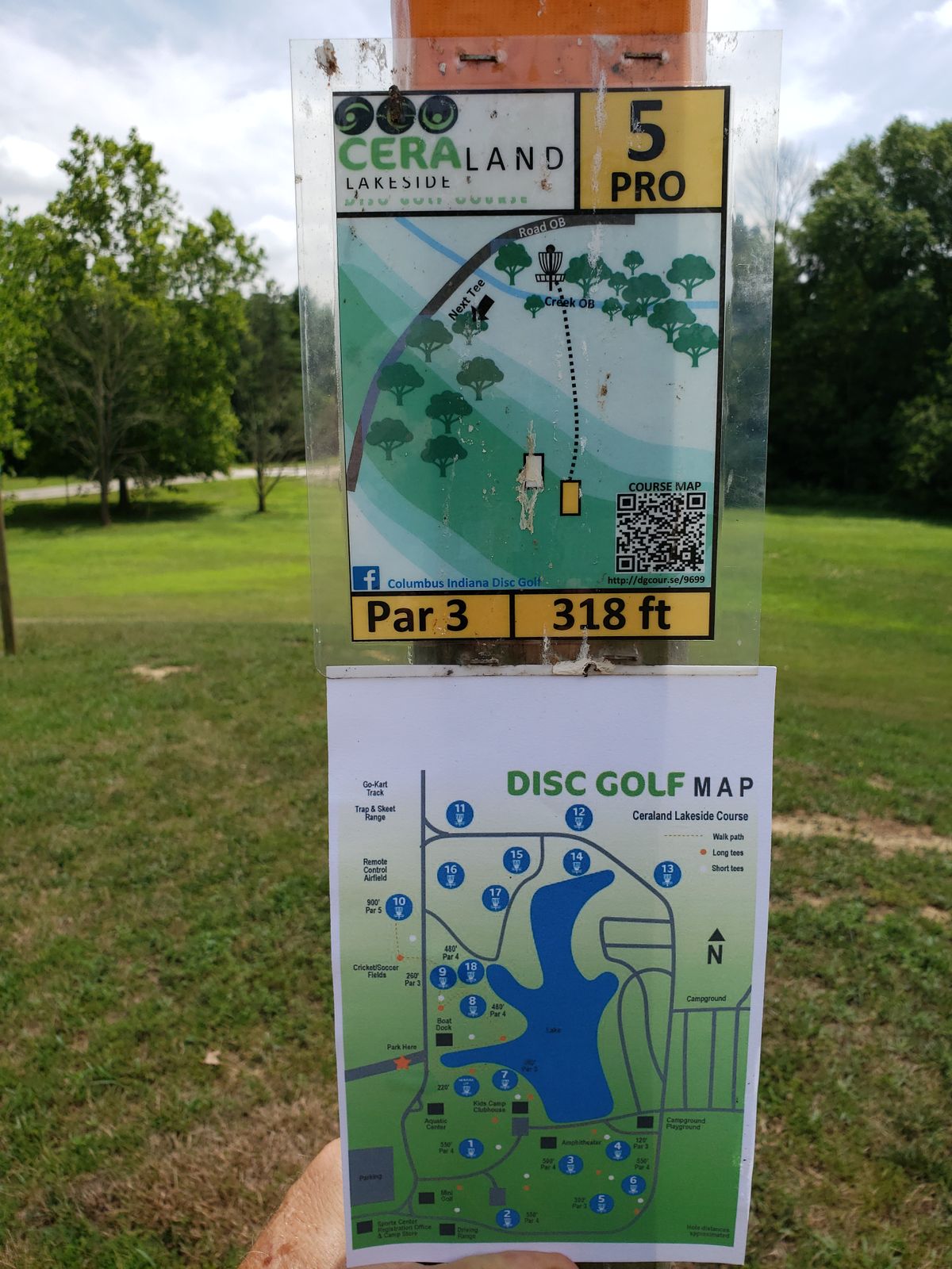 #5 Pro Tee Sign Post.