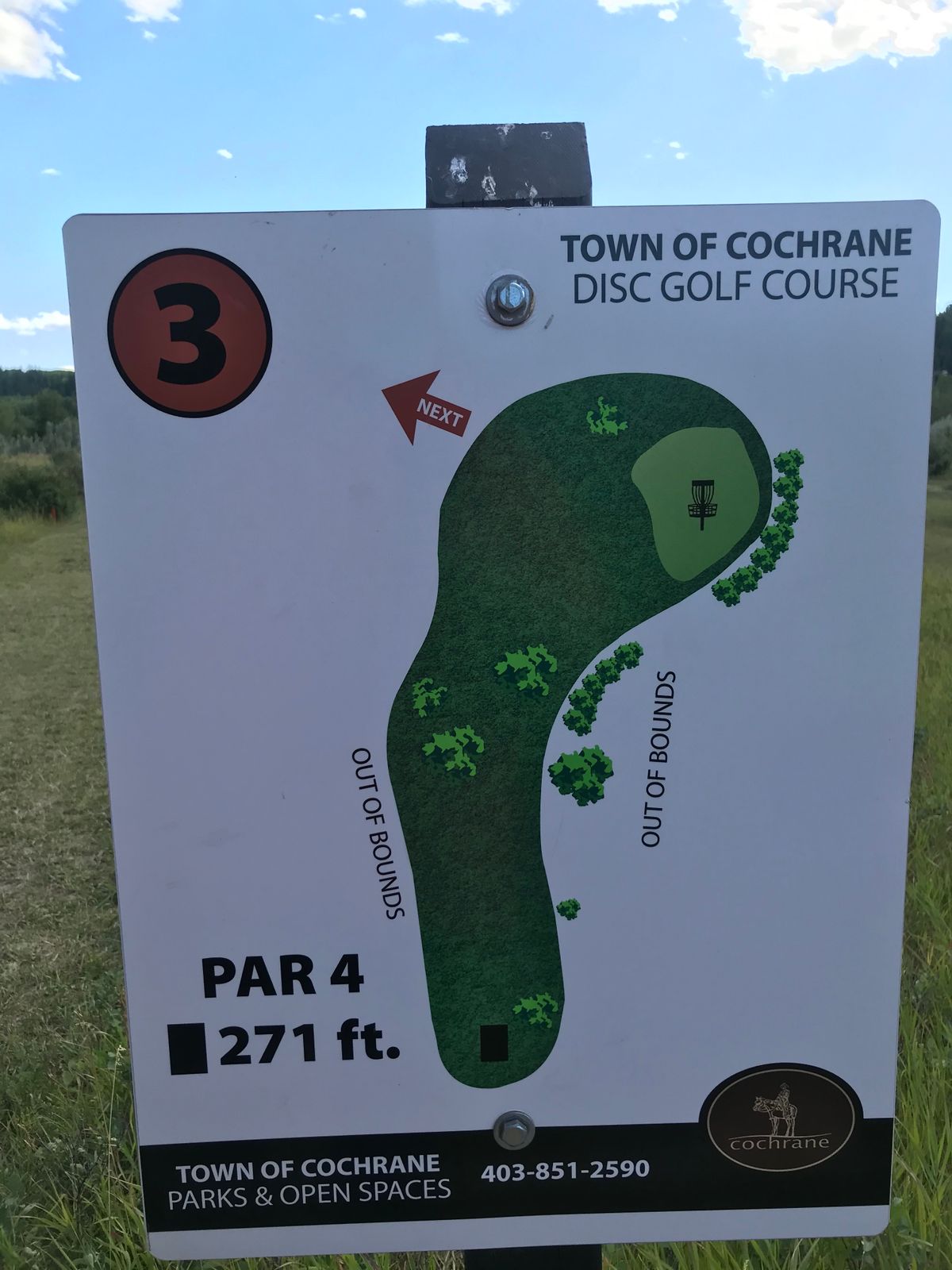 Hole 3 layout