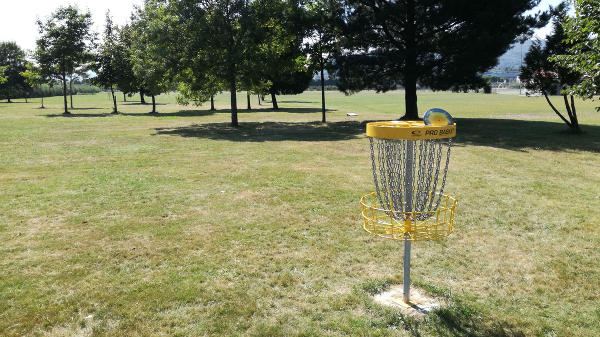 Hole #1 basquet (behind tee of hole # 2)