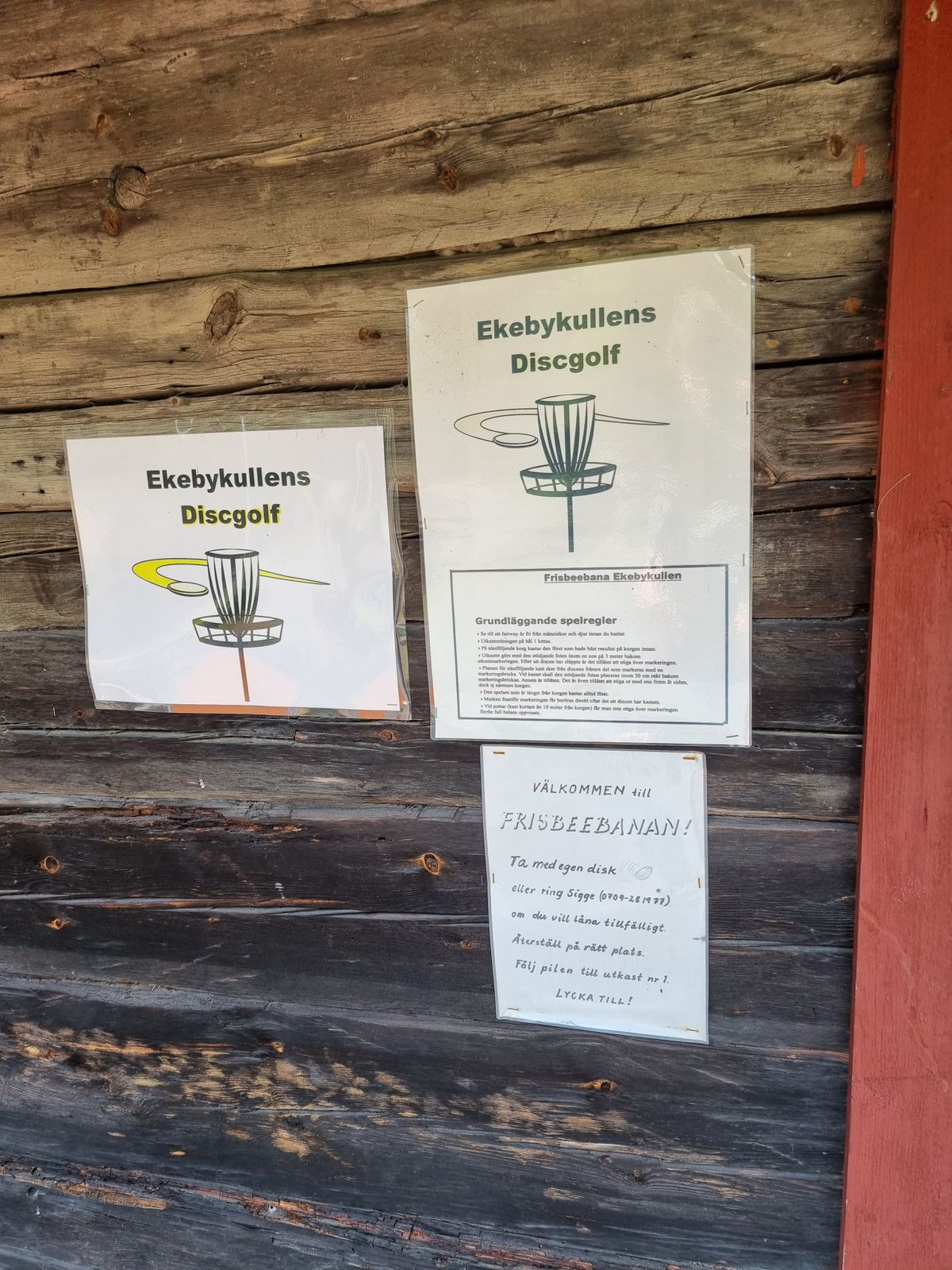 Information i början av banan