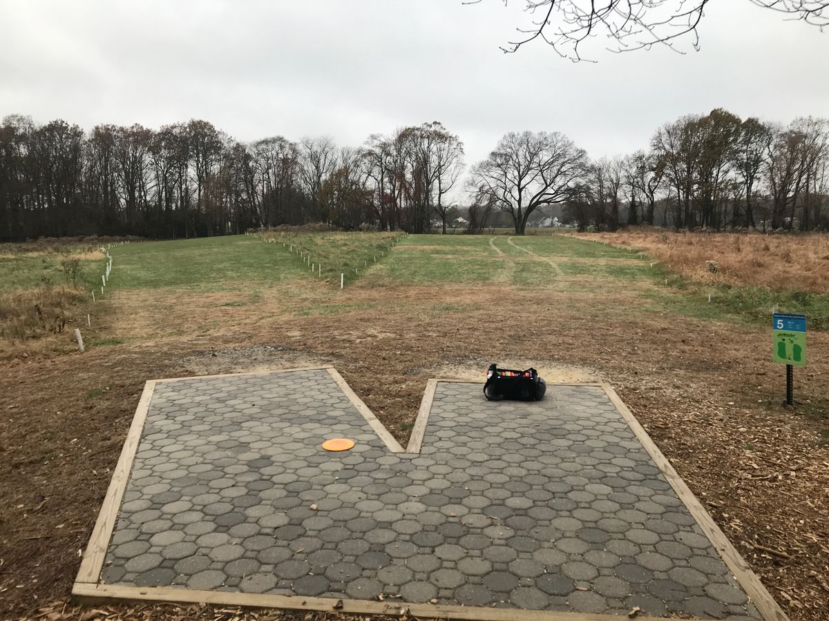 Hole 5 long/short tee