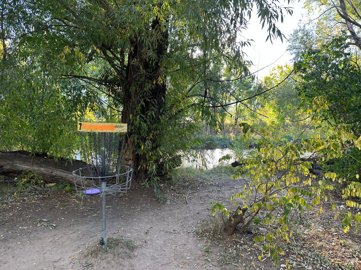#7 Along river bank.