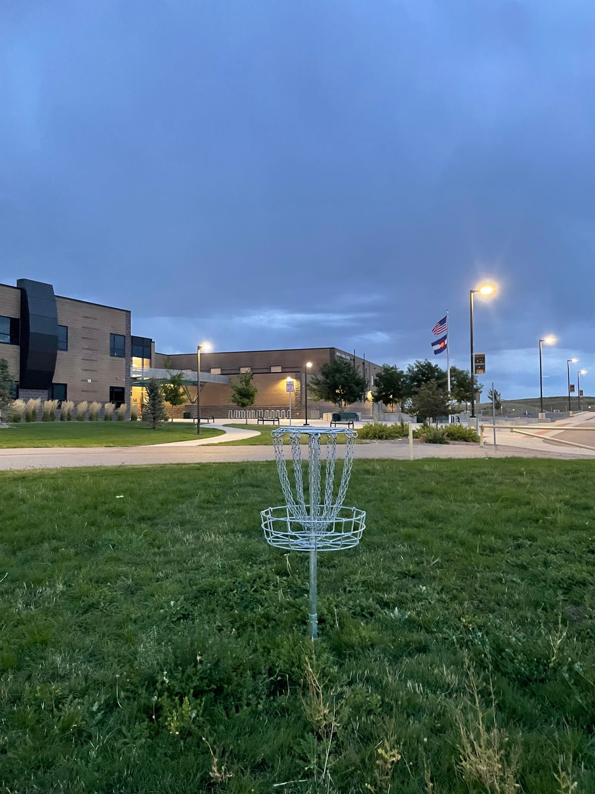 Hole 2’s basket