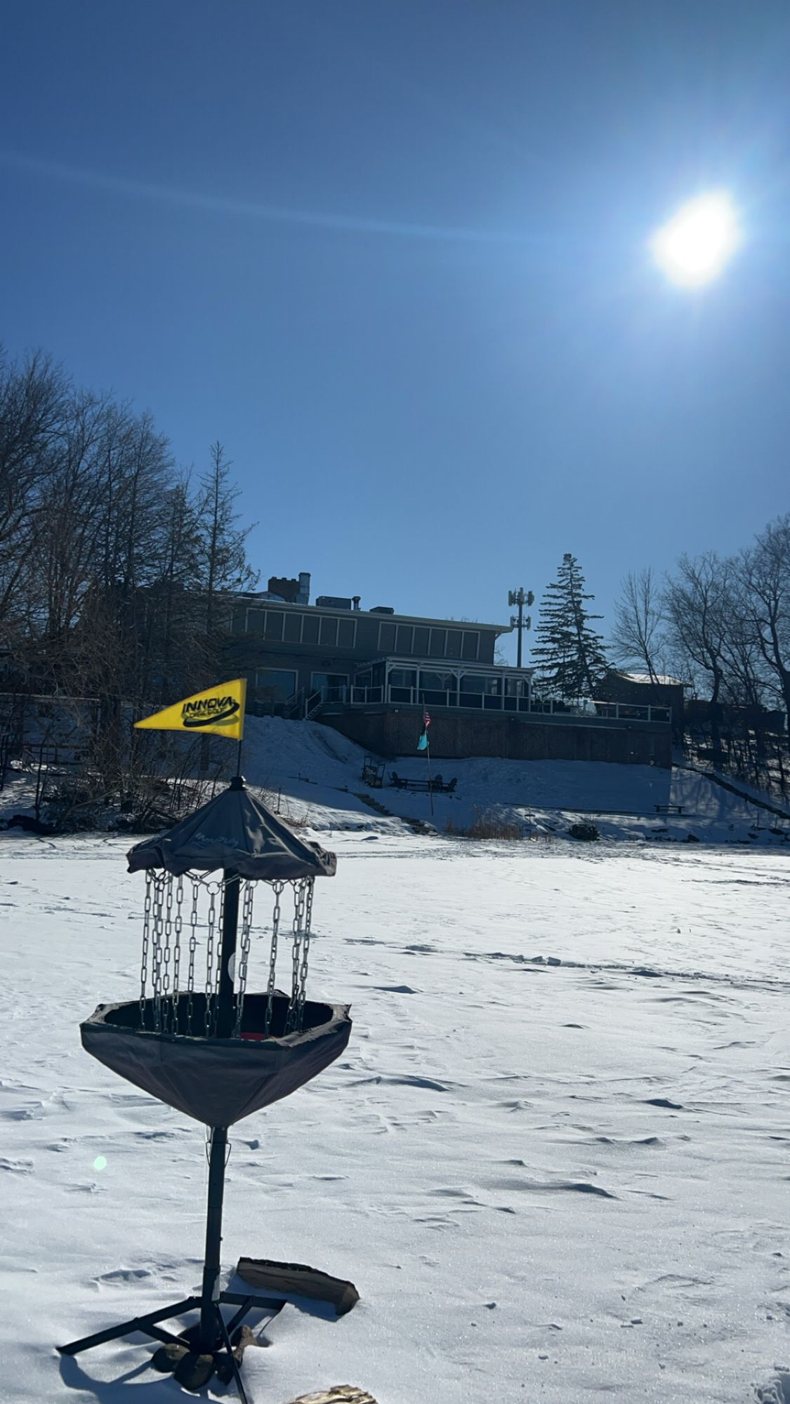 Hole 3 basket looking toward Birch’s