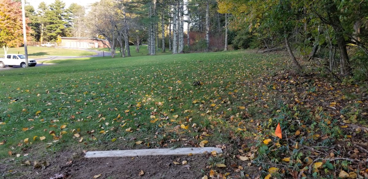 Hole 1 tee