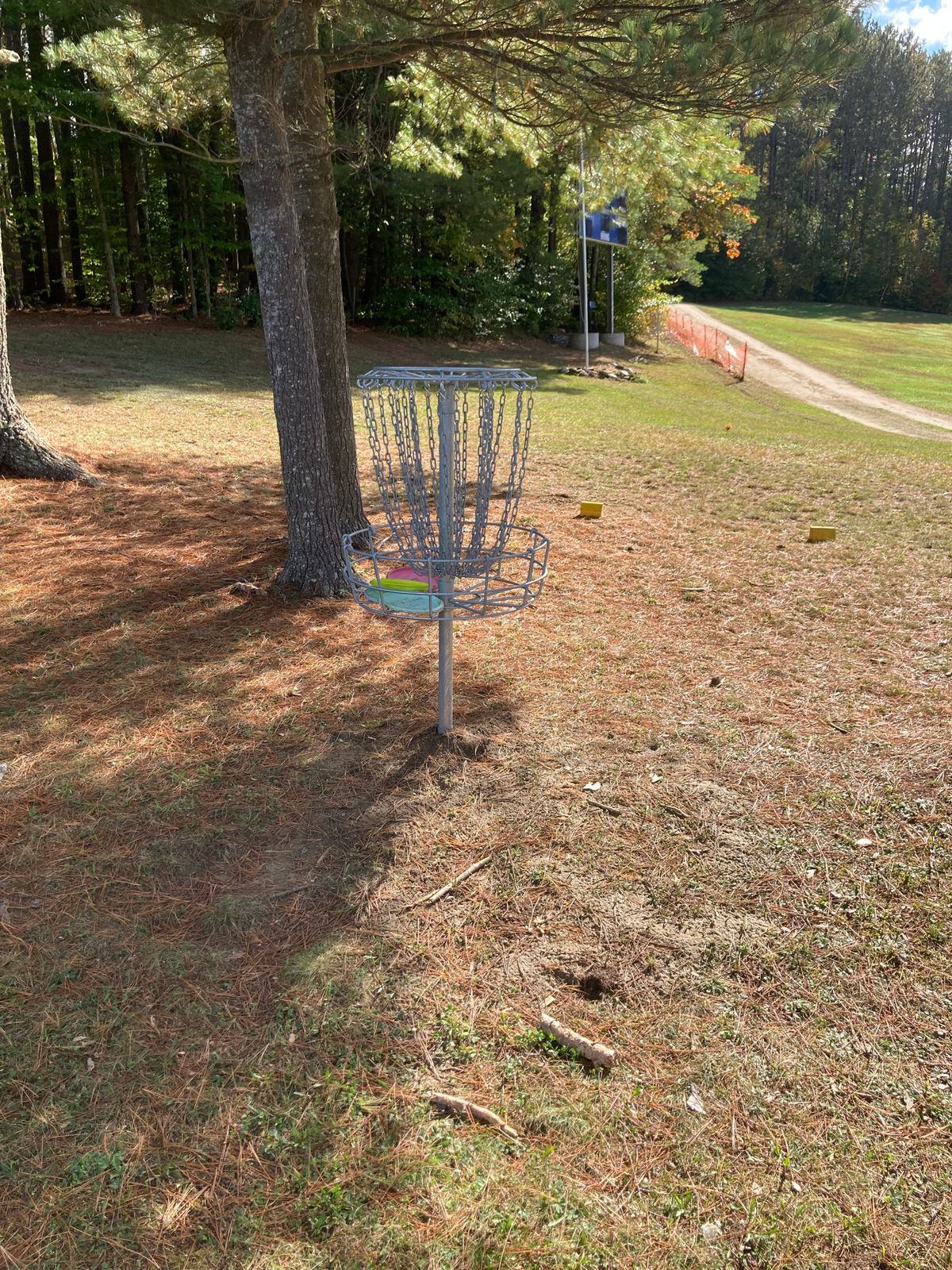 Hole 1 basket