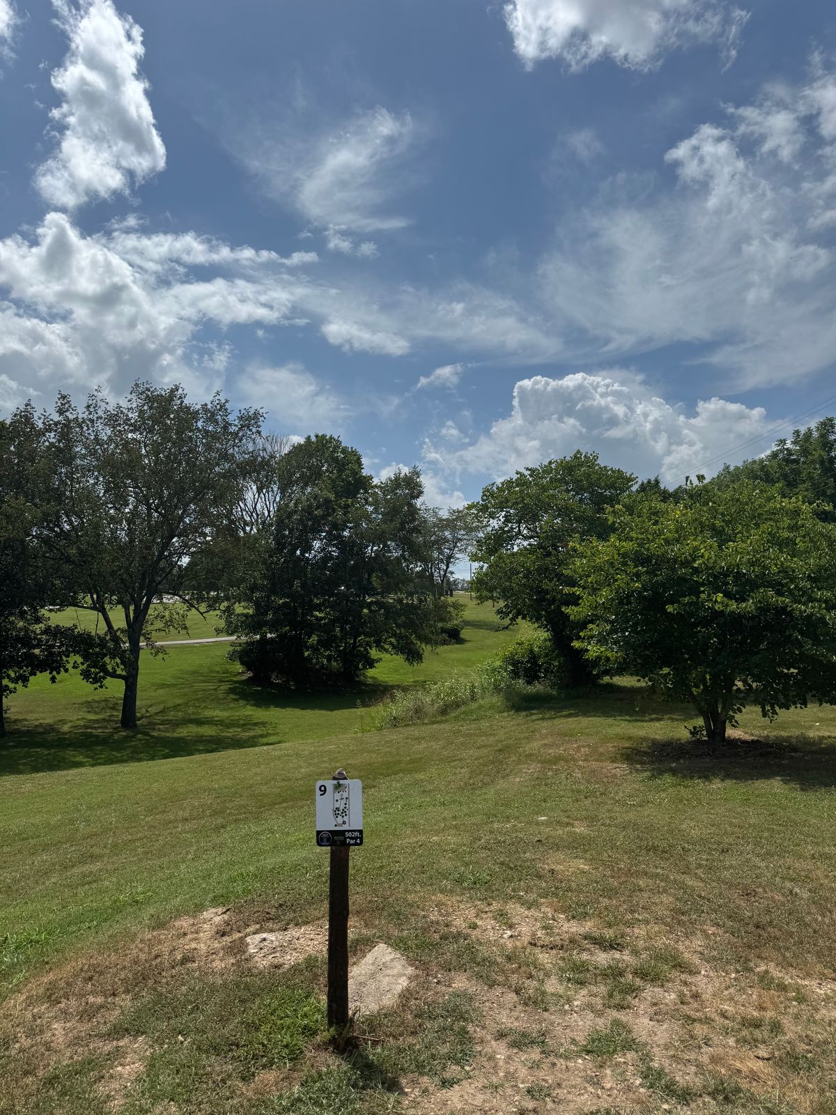 Hole 9. Finish the front 9 with this awesome par 4