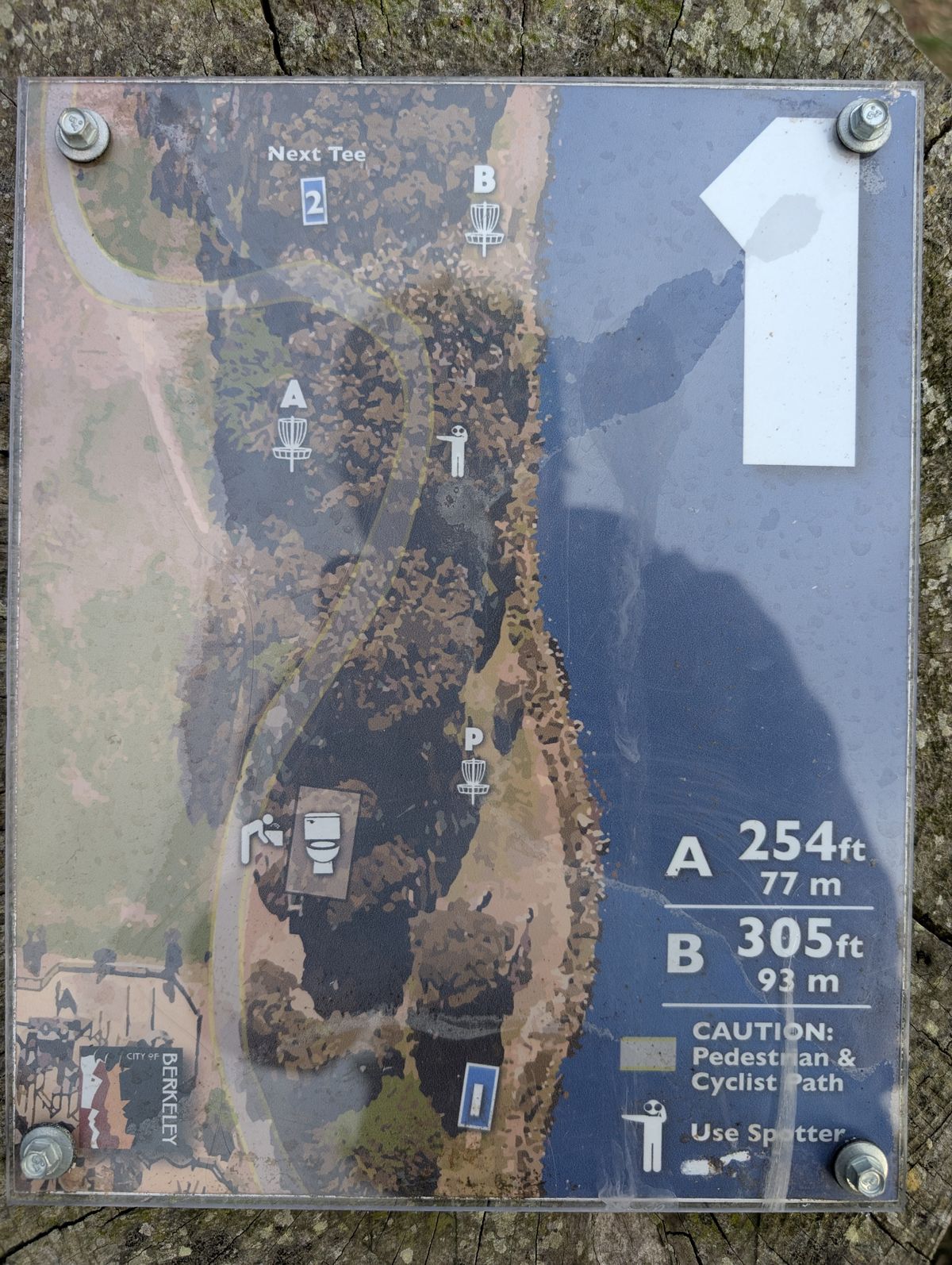 Hole 1 Sign