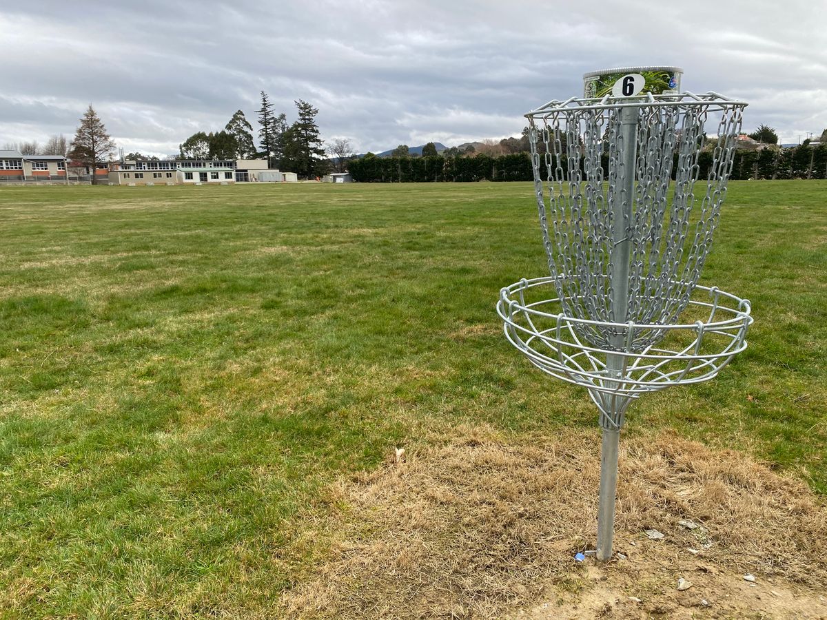 Basket 6 looking back up the fairway towards the tee pad.