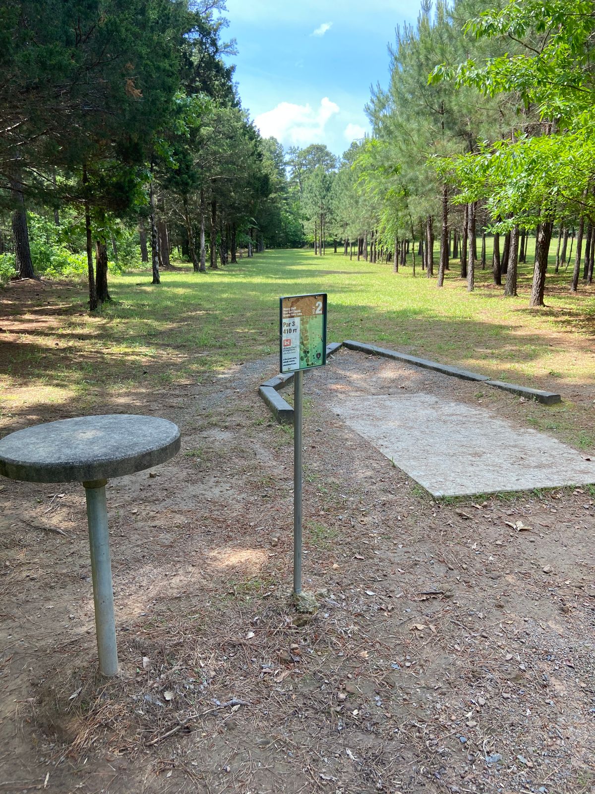 Hole 2 tee box