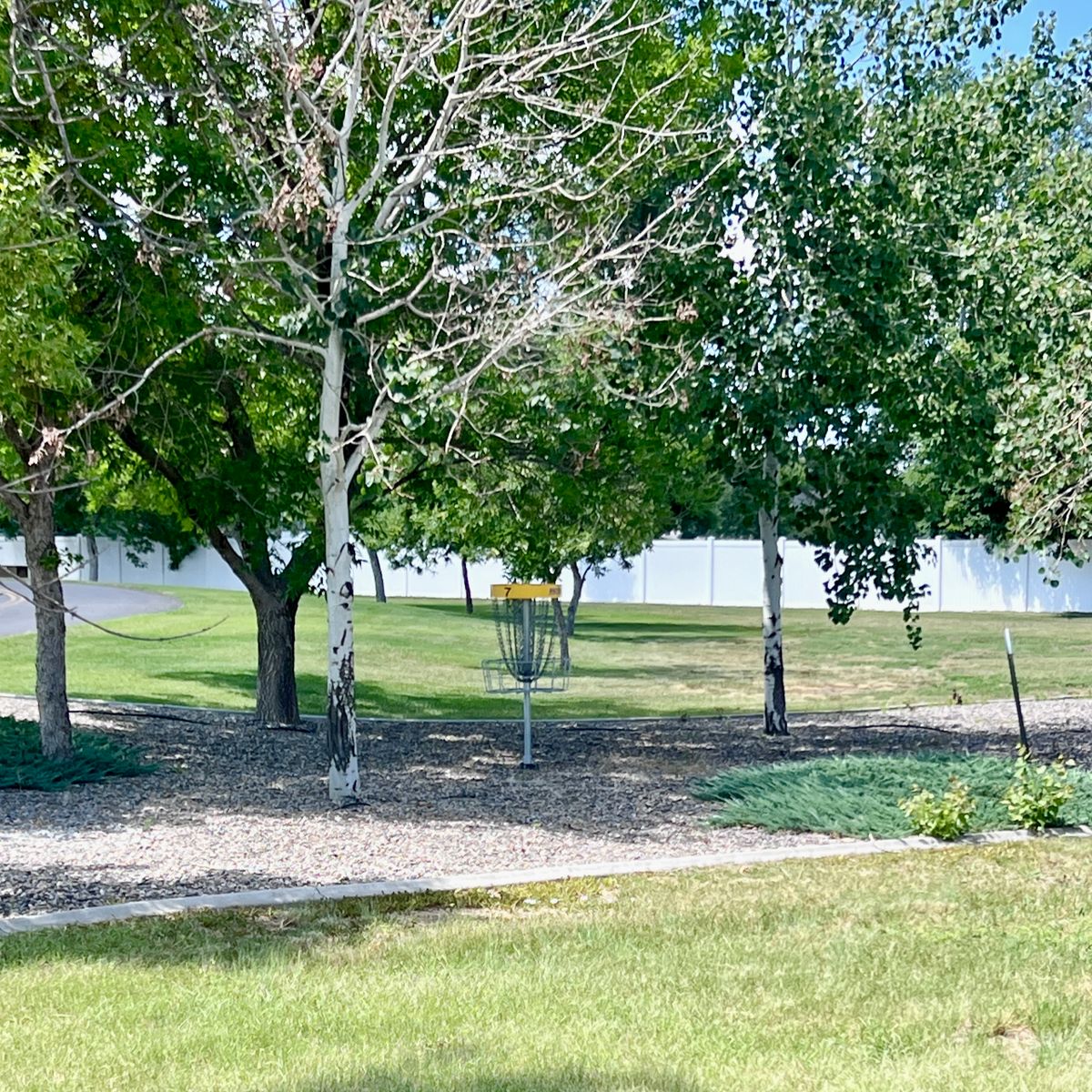 New Hole 7 location. Plays as an island.