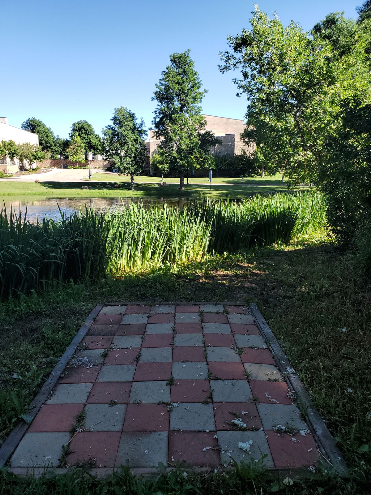 Hole 9 over the pond.