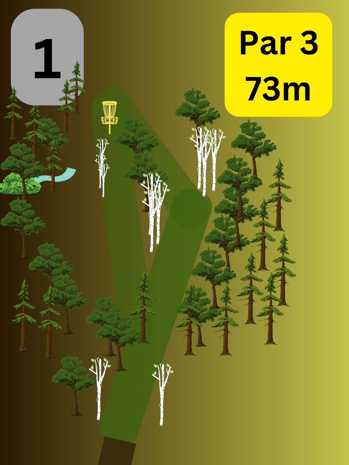 Teesign for hole 1