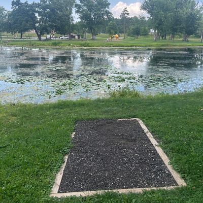 Hole 8 teepad - fun, short water carry