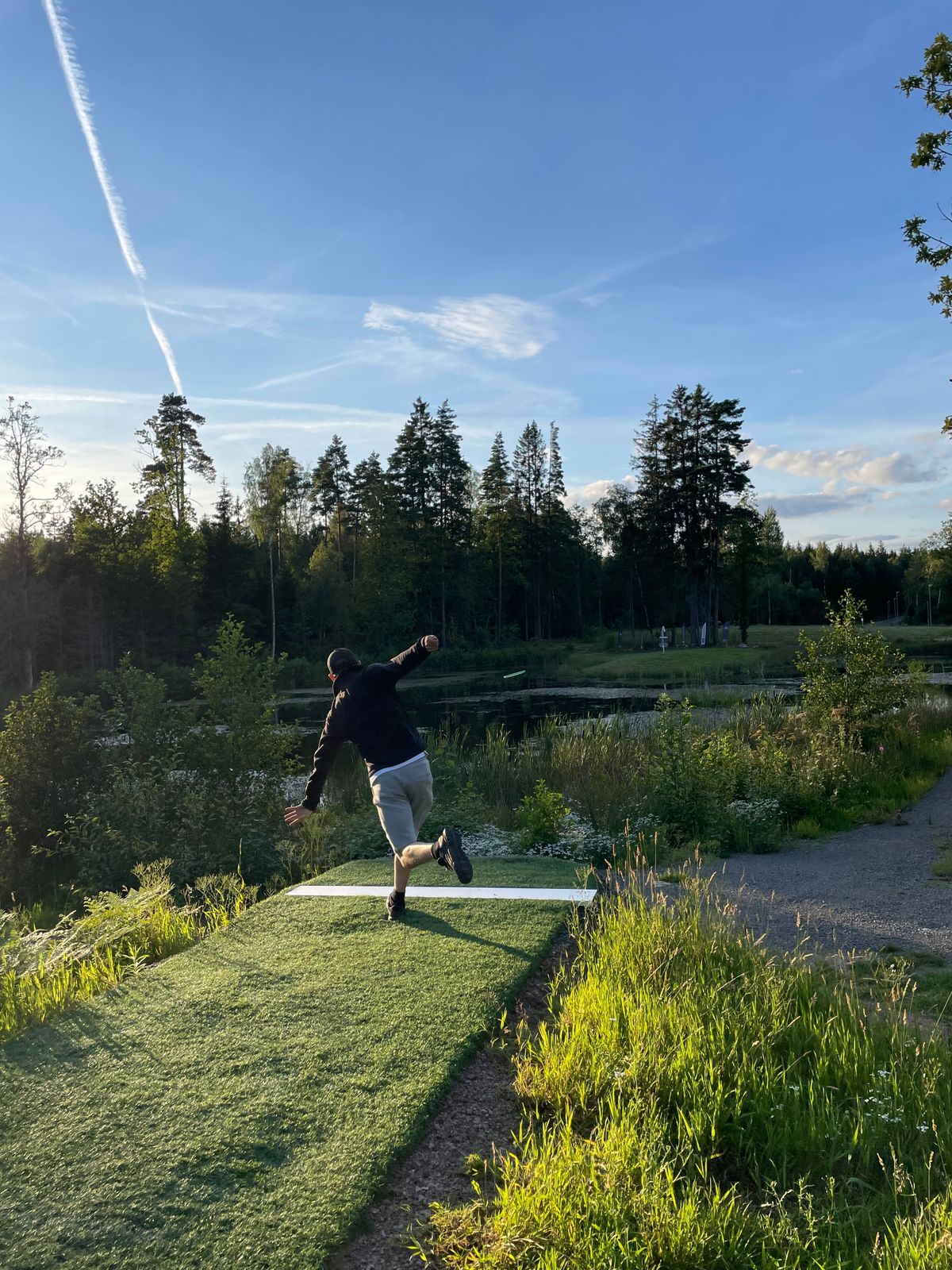Hål 18 (Vit tee)