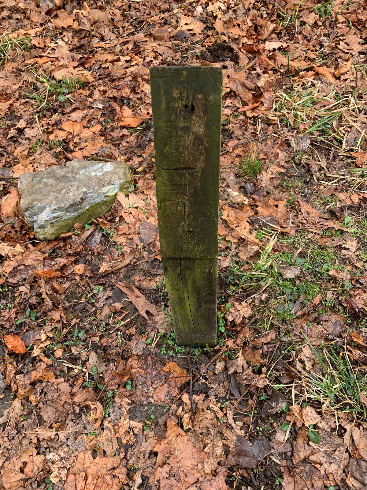 Missing signage for Basket 18 (Long tee pad to Basket 09).