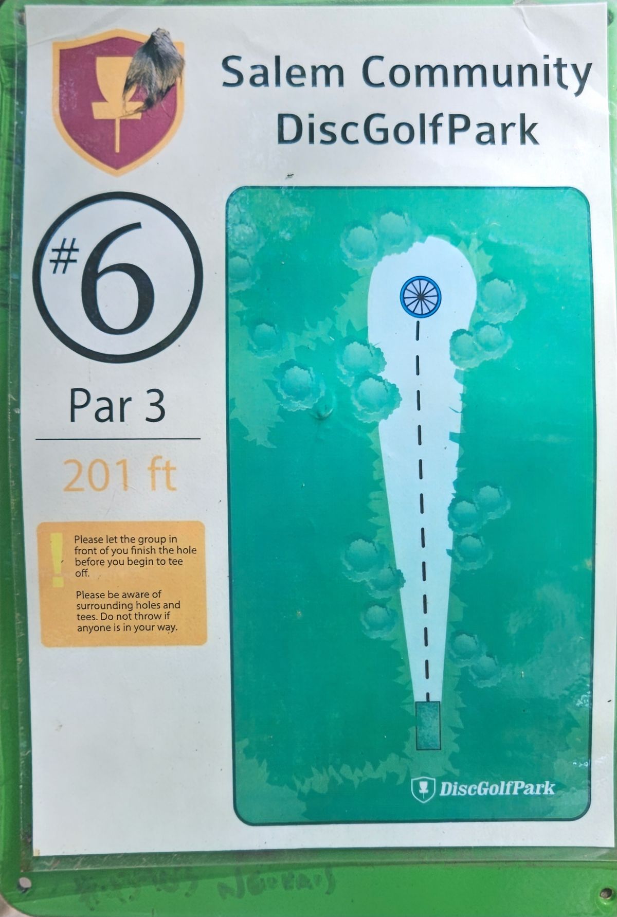Hole 6 teesign