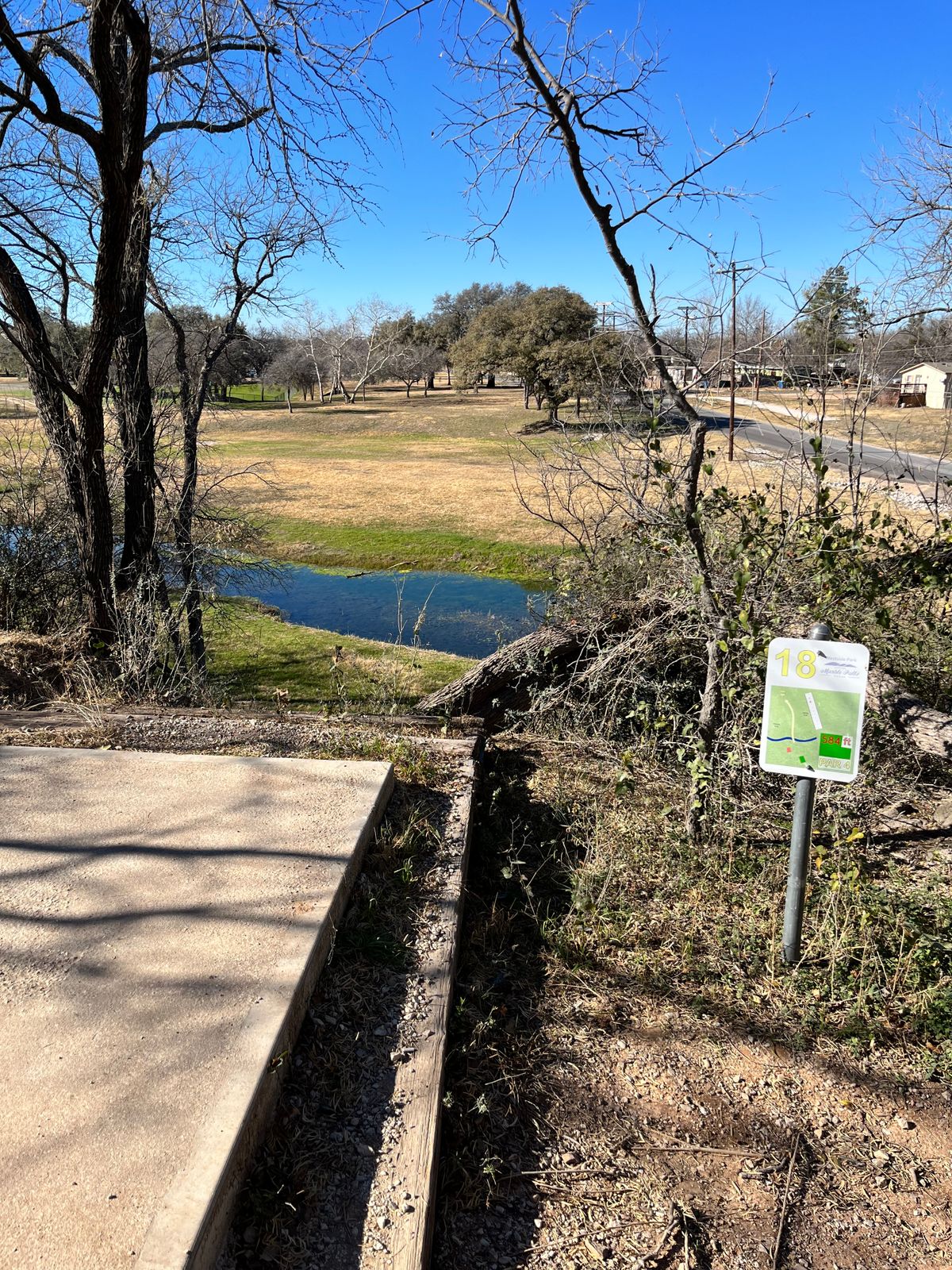 Last Hole. Great for distance.