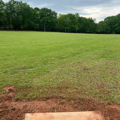 Hole 5 is the longest hole on the course, but wide open to really let you see your disc fly.