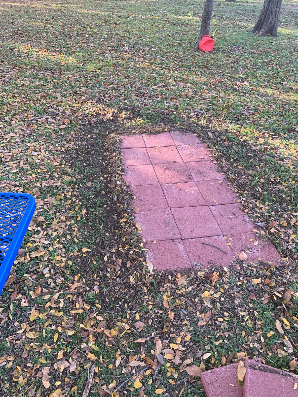New tee pads for hole 2, 3, 4, and 9.