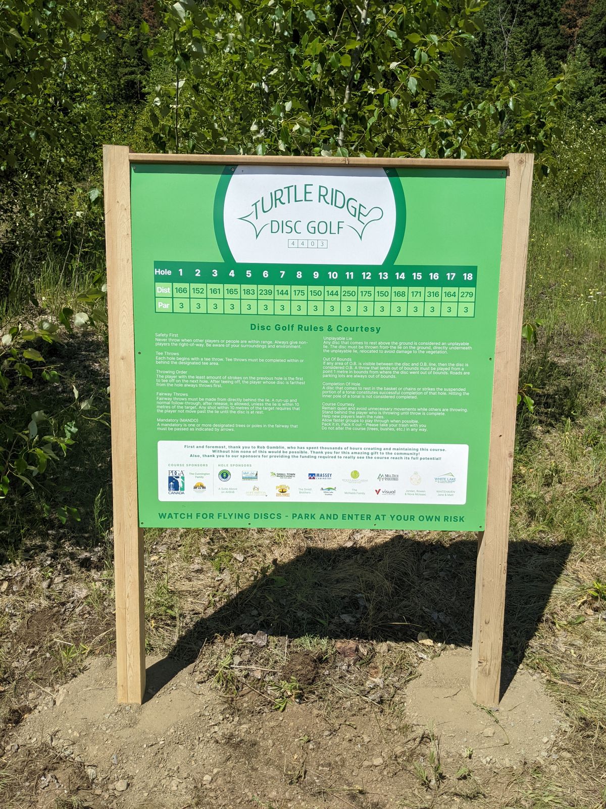 Main sign