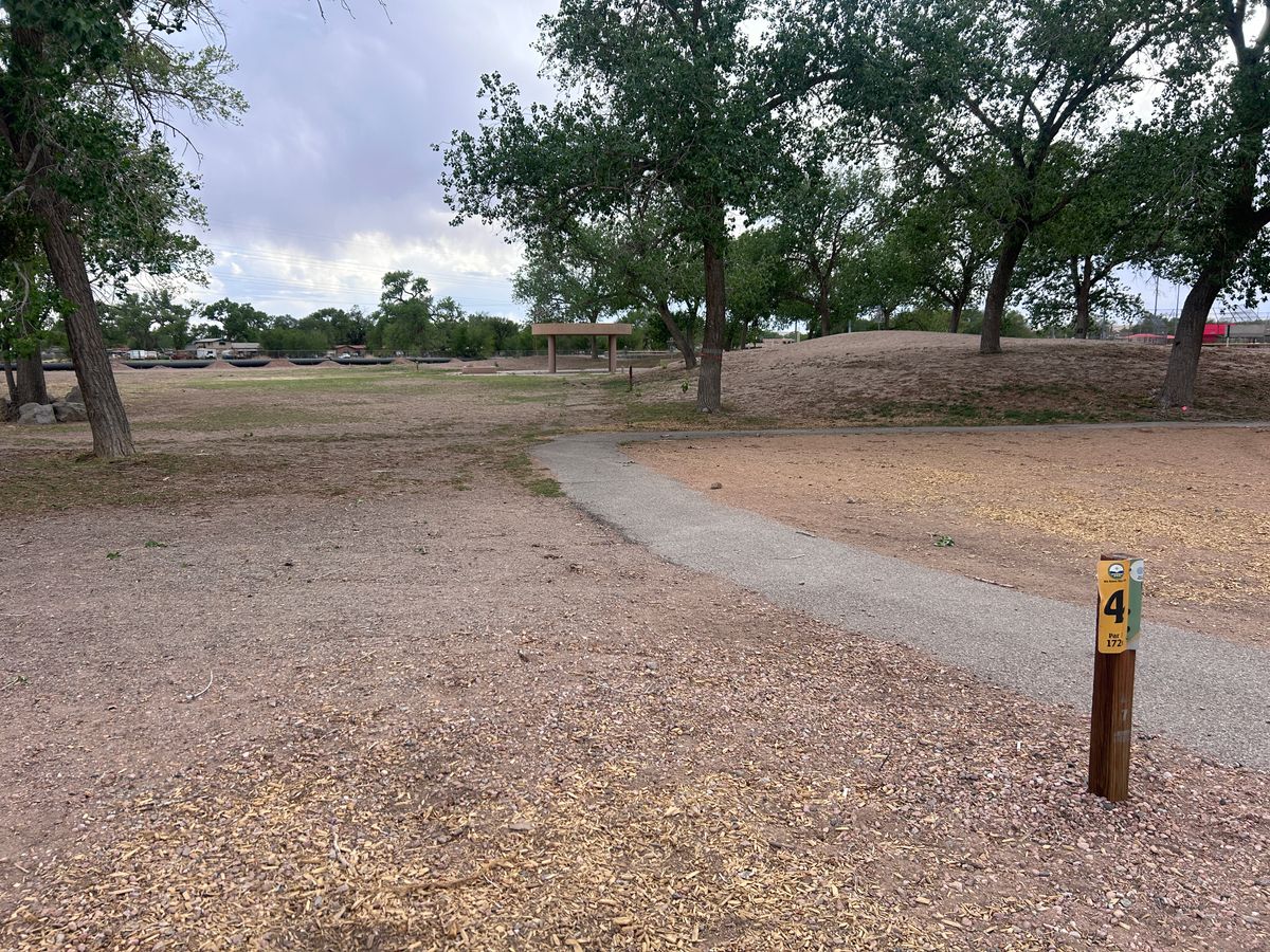 Hole 4 from tee area