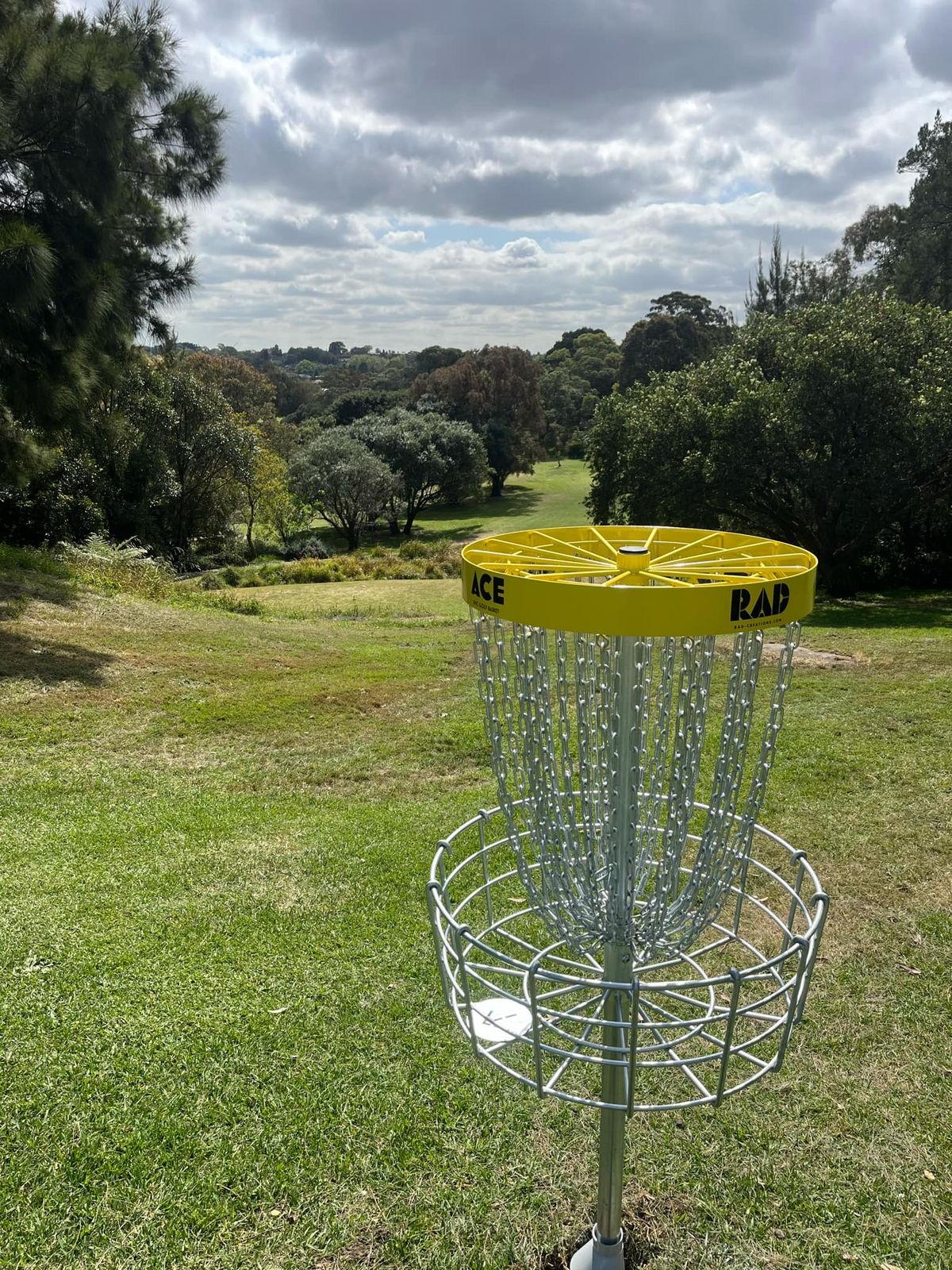 Hole 9 basket