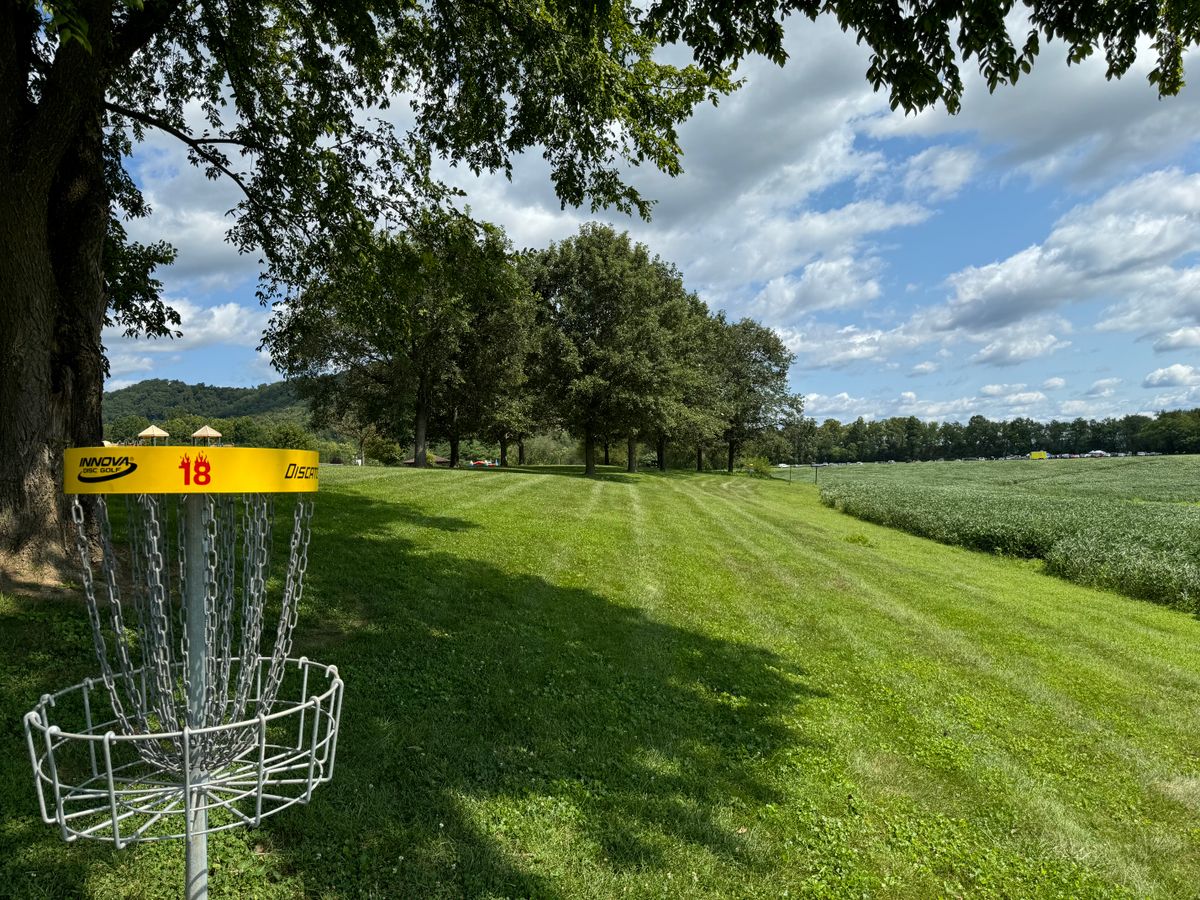 Hole 18 Basket to Tee