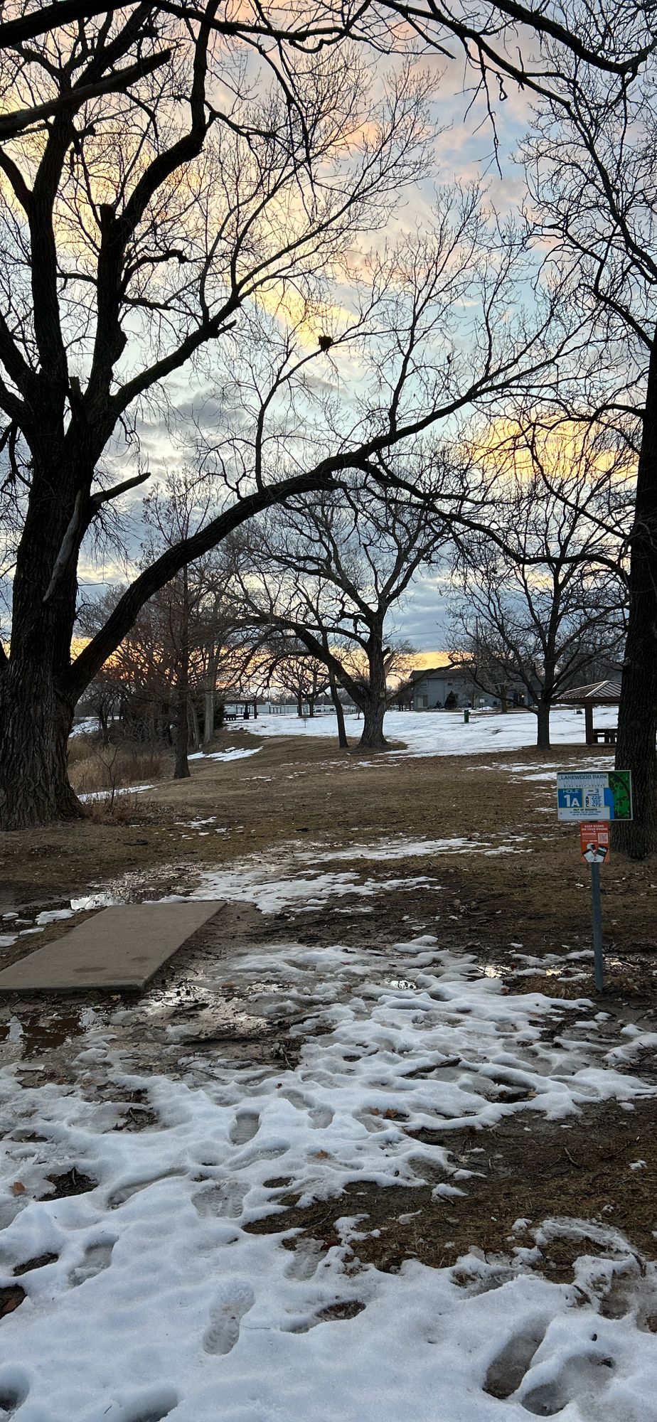 Hole #1 @ sunset
