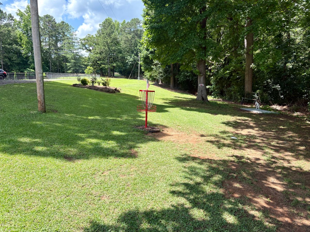 Hole 18 basket