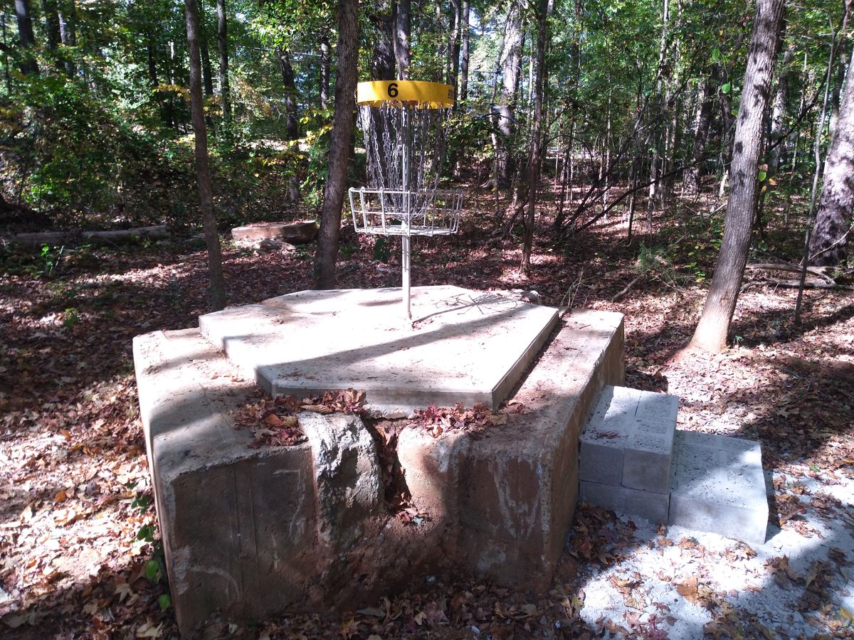 New steps installed at basket 6.