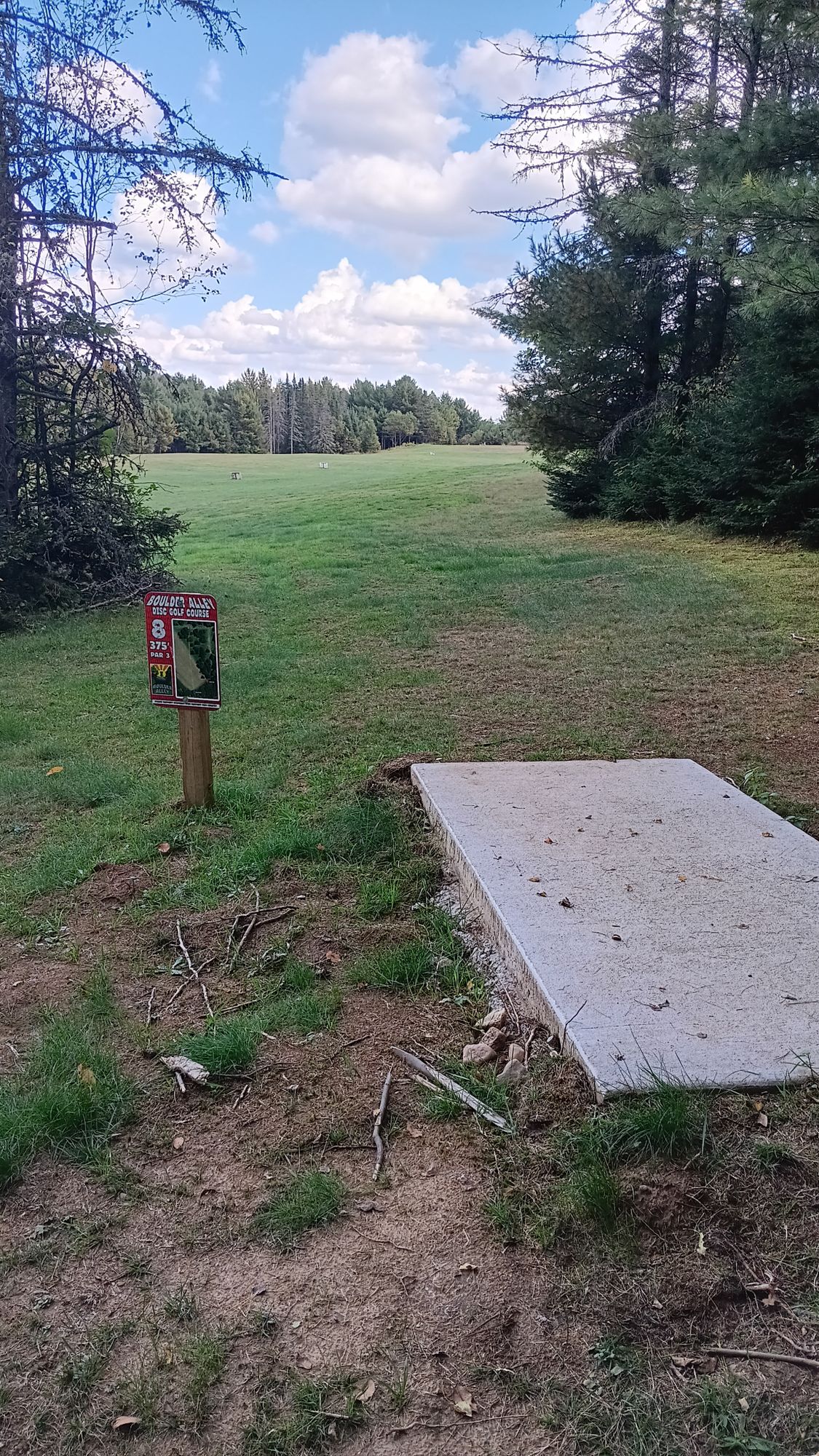 Hole 8 red tee