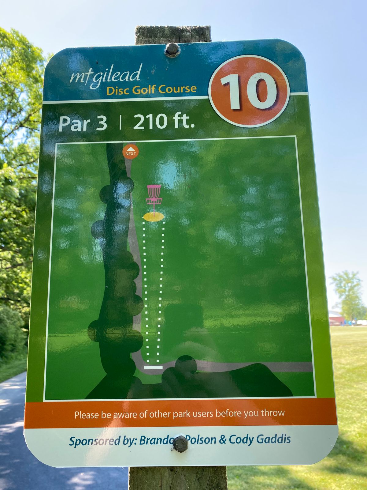 Hole 10 (Sign)
