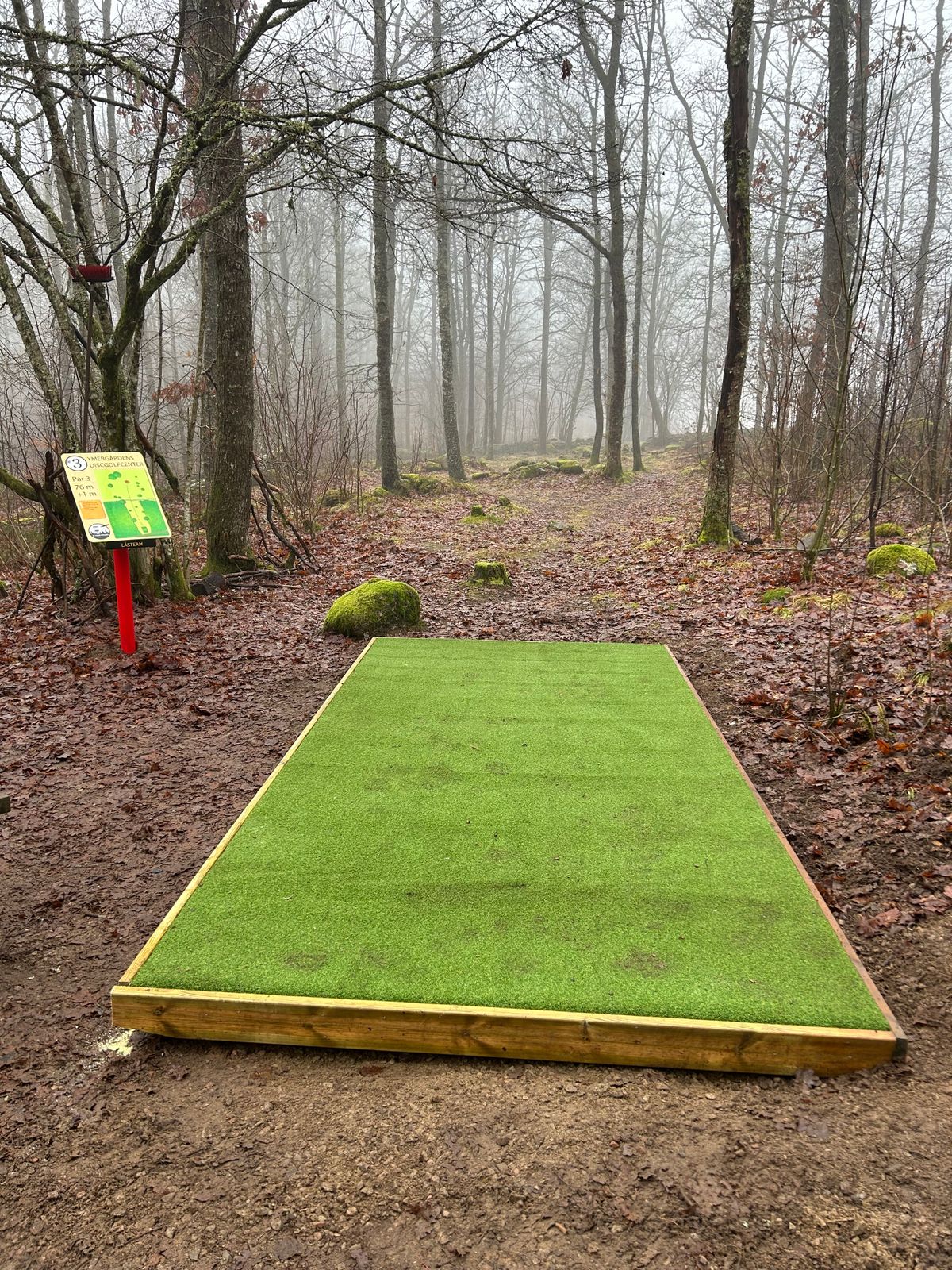 New tee on hole 3