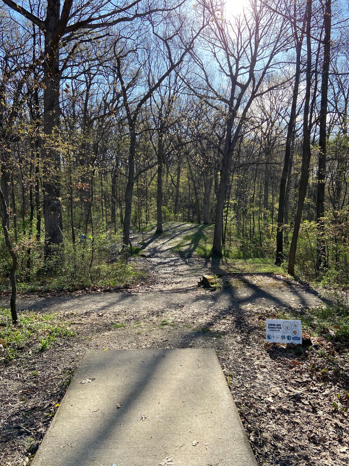 Hole 1. 360 foot to the right. Need to hit your spot.