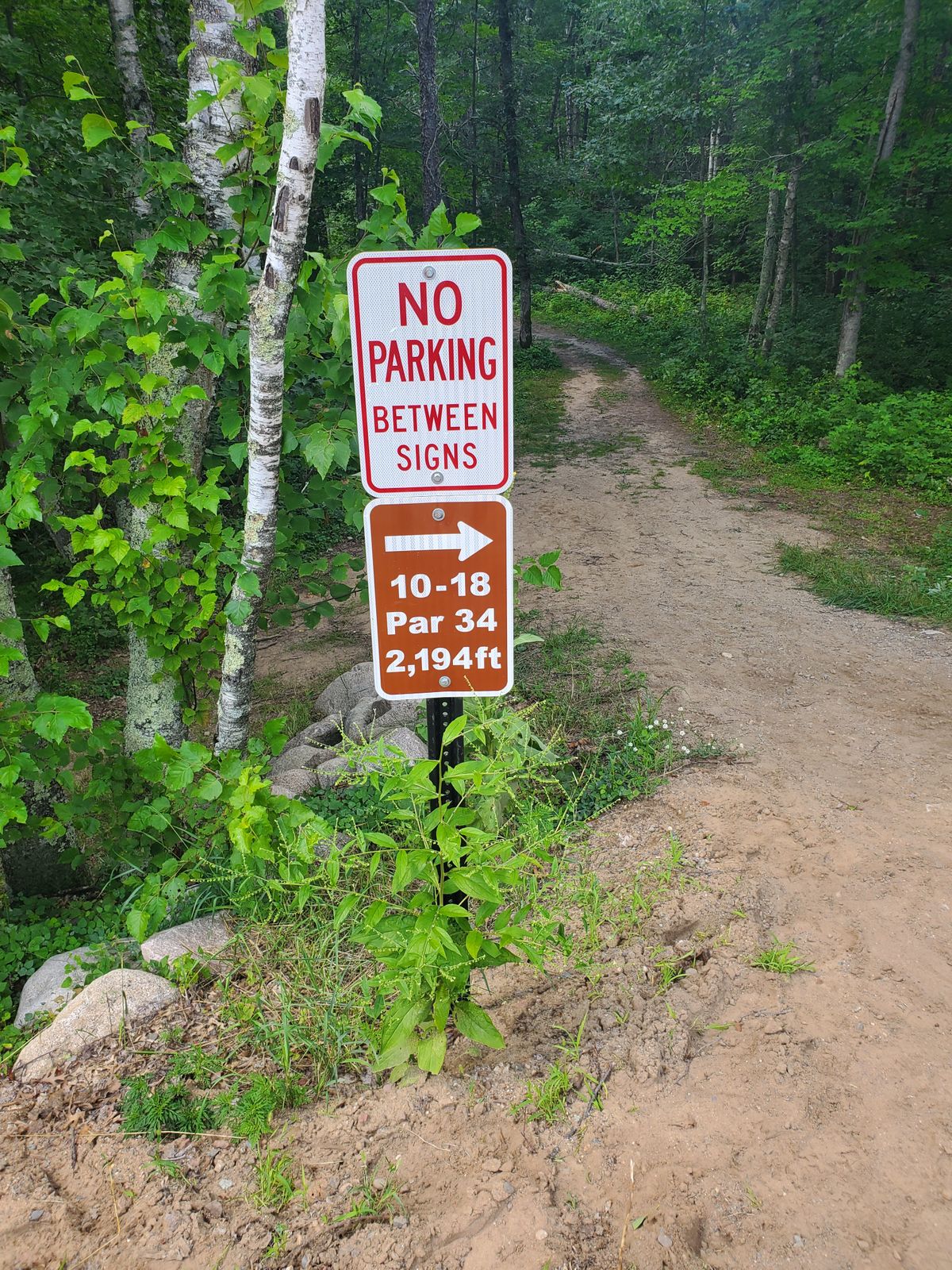 Back 9 signage