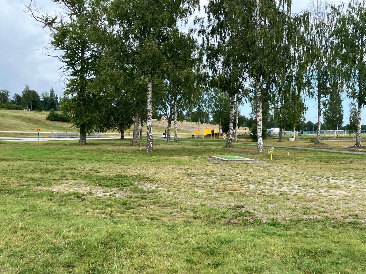 Hål 20 , Dubbelmando vid Grön Tee.