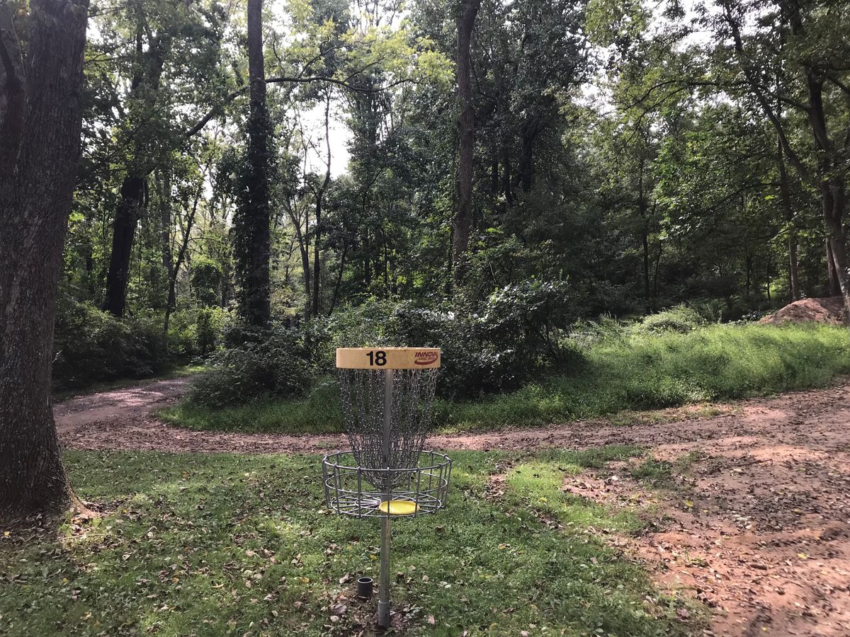 Hole 18 basket