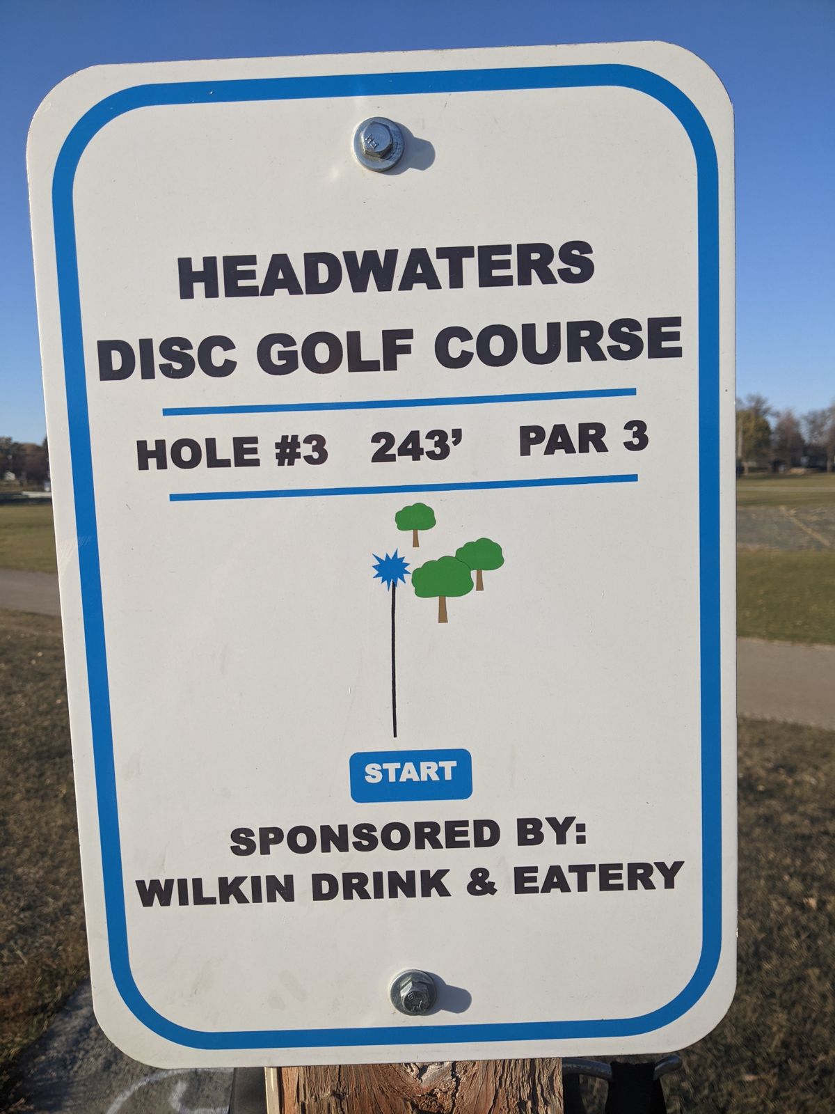 Hole 3 - Par 3, 243 feet