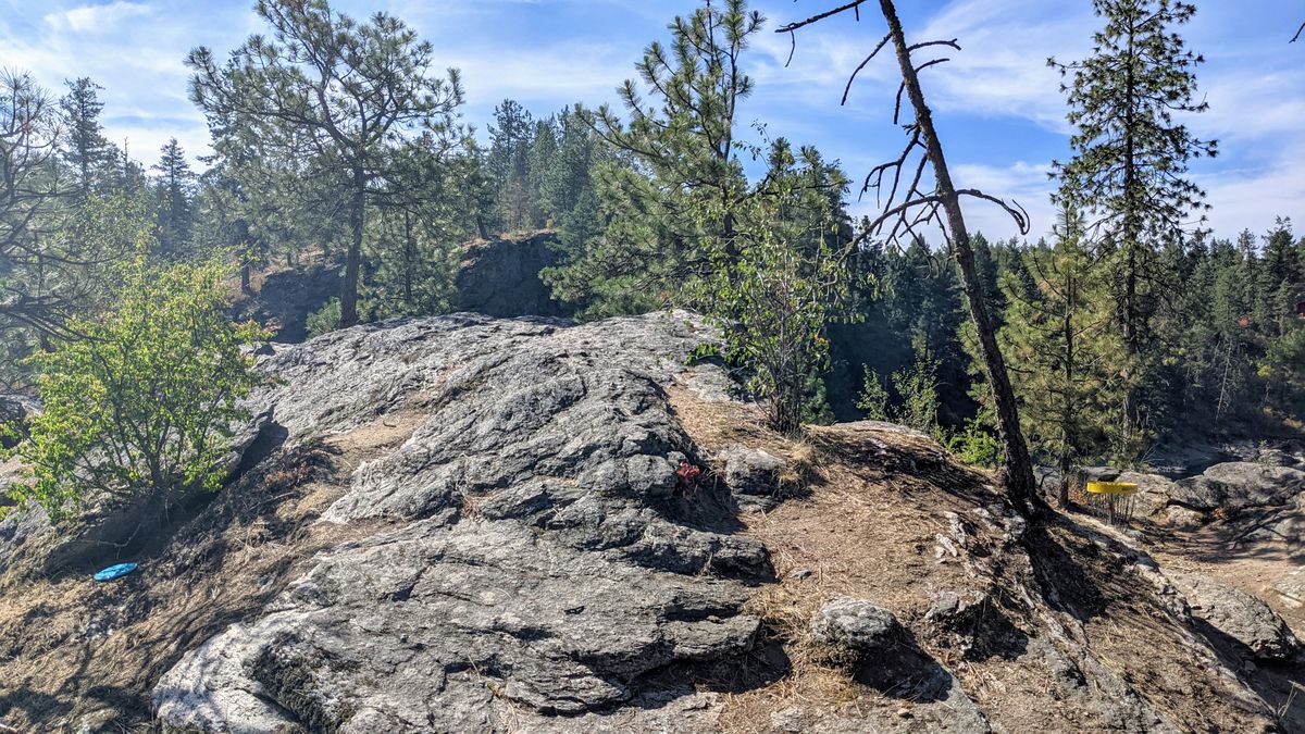 Hole 2 is way up there with a protected basket
